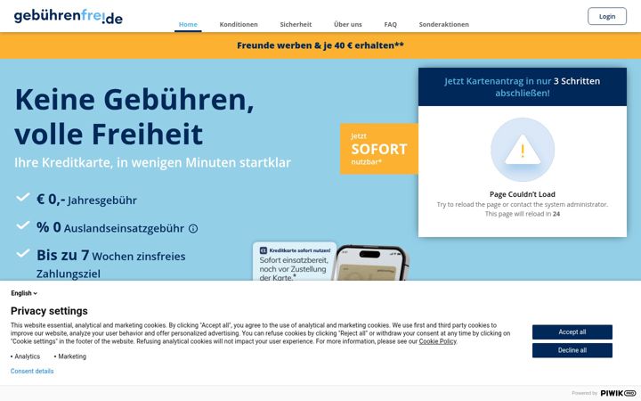 Screenshot von gebuhrenfrei.com