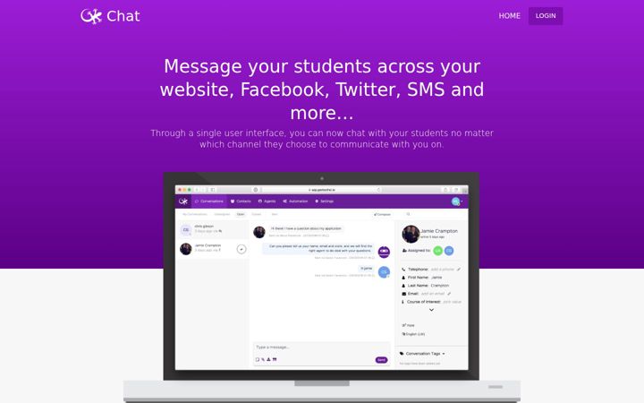 Screenshot of geckochat.io