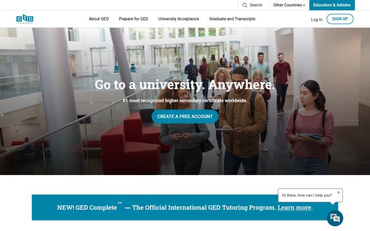 Screenshot of ged.com