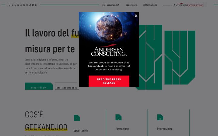 Screenshot of geekandjob.com