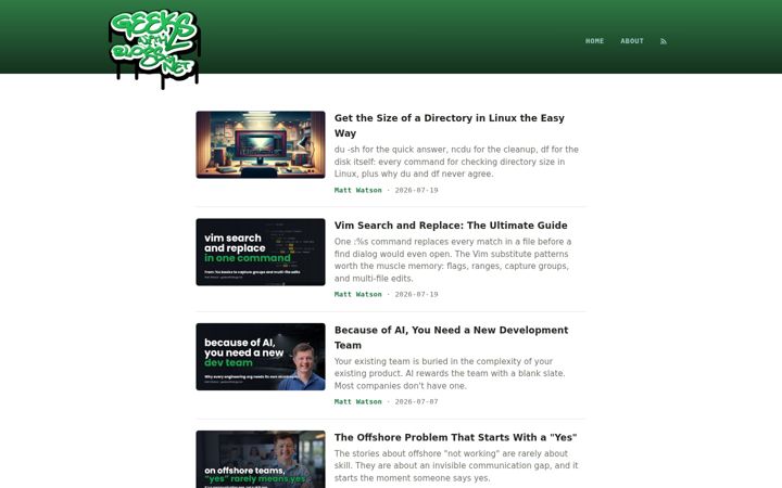 Screenshot of geekswithblogs.net