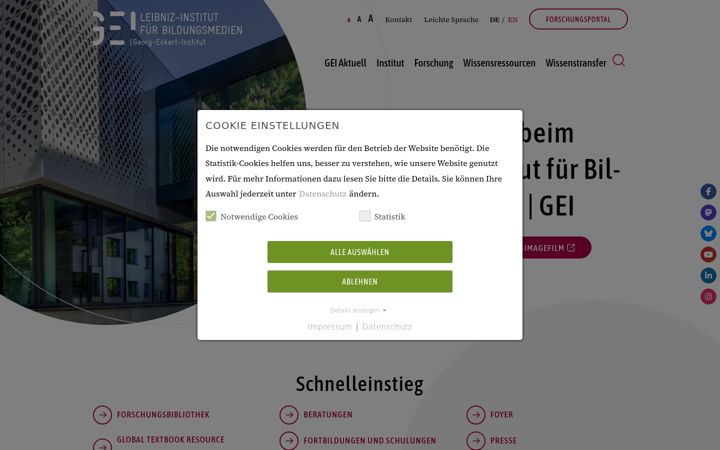 Screenshot of gei.de