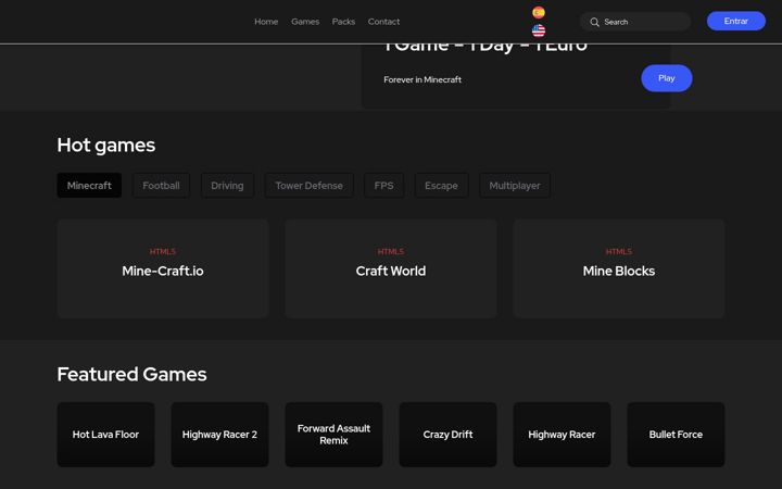Screenshot of geimz.com