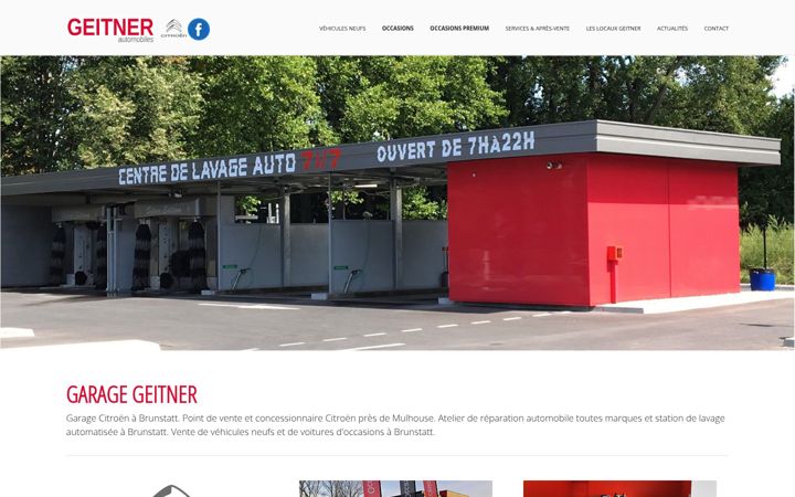 Ekraanipilt saidist geitner.fr