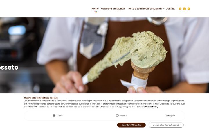 Snímek obrazovky gelateriailpozzetto.it