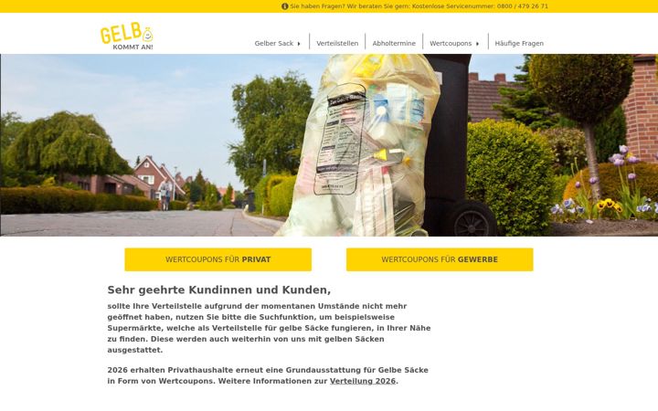 Ekrānuzņēmums no gelb-in-vorpommern-ruegen.de