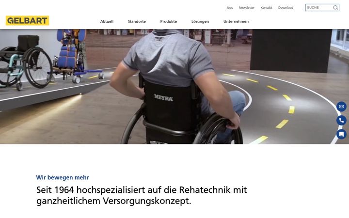 Screenshot of gelbart.ch