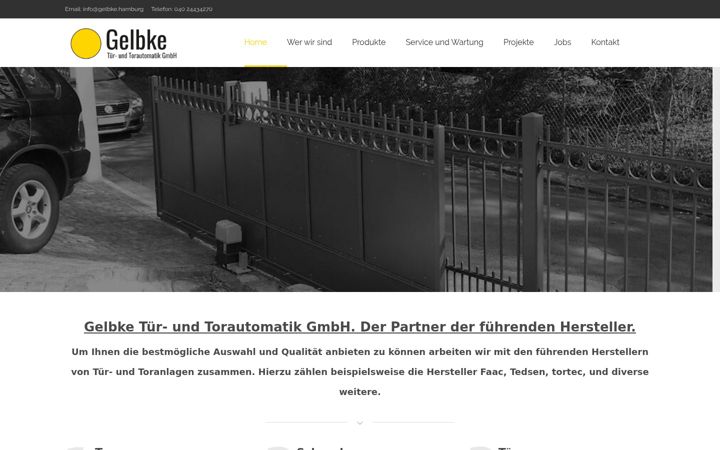 Screenshot of gelbke.hamburg