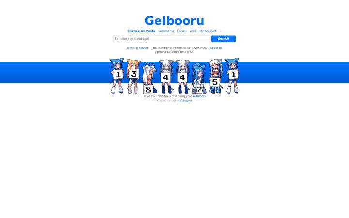 Screenshot di gelbooru.com