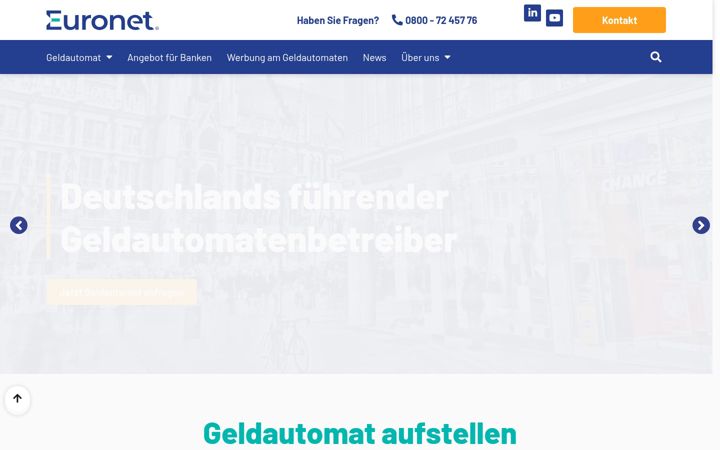 Screenshot ta' geldautomat.de