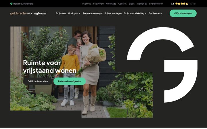 Posnetek zaslona gelderschewoningbouw.nl