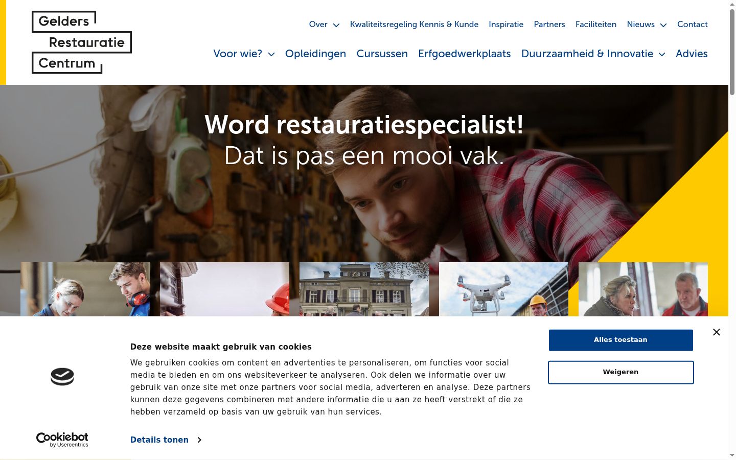 Screenshot tal-banner tal-kunsens muri qabel kwalunkwe interazzjoni