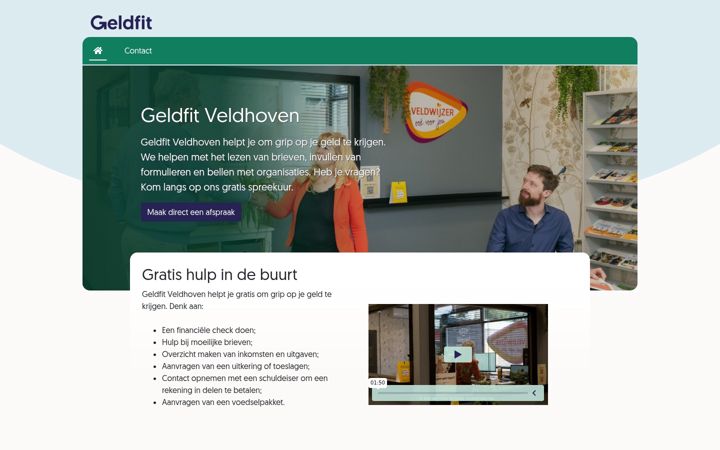 Ekrano kopija geldfitveldhoven.nl
