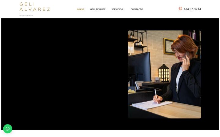 Screenshot of gelialvarez.com