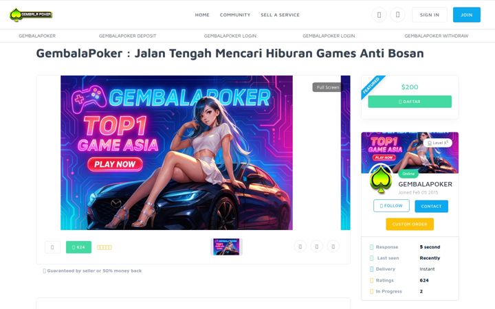 gembalapokerlogin.recipes