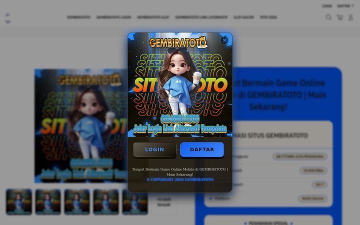 Screenshot von gembiratotodaftar.site