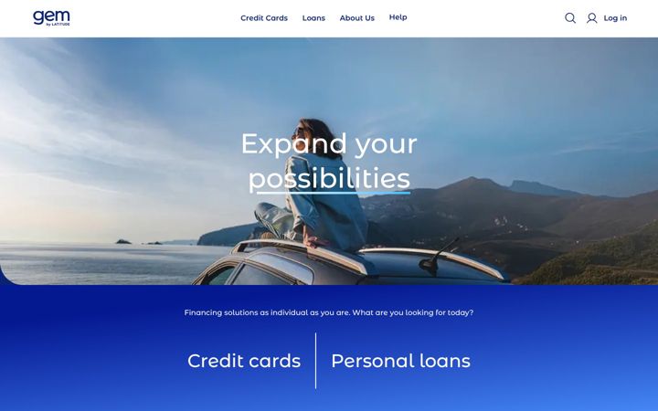 Screenshot ta' gemfinance.co.nz