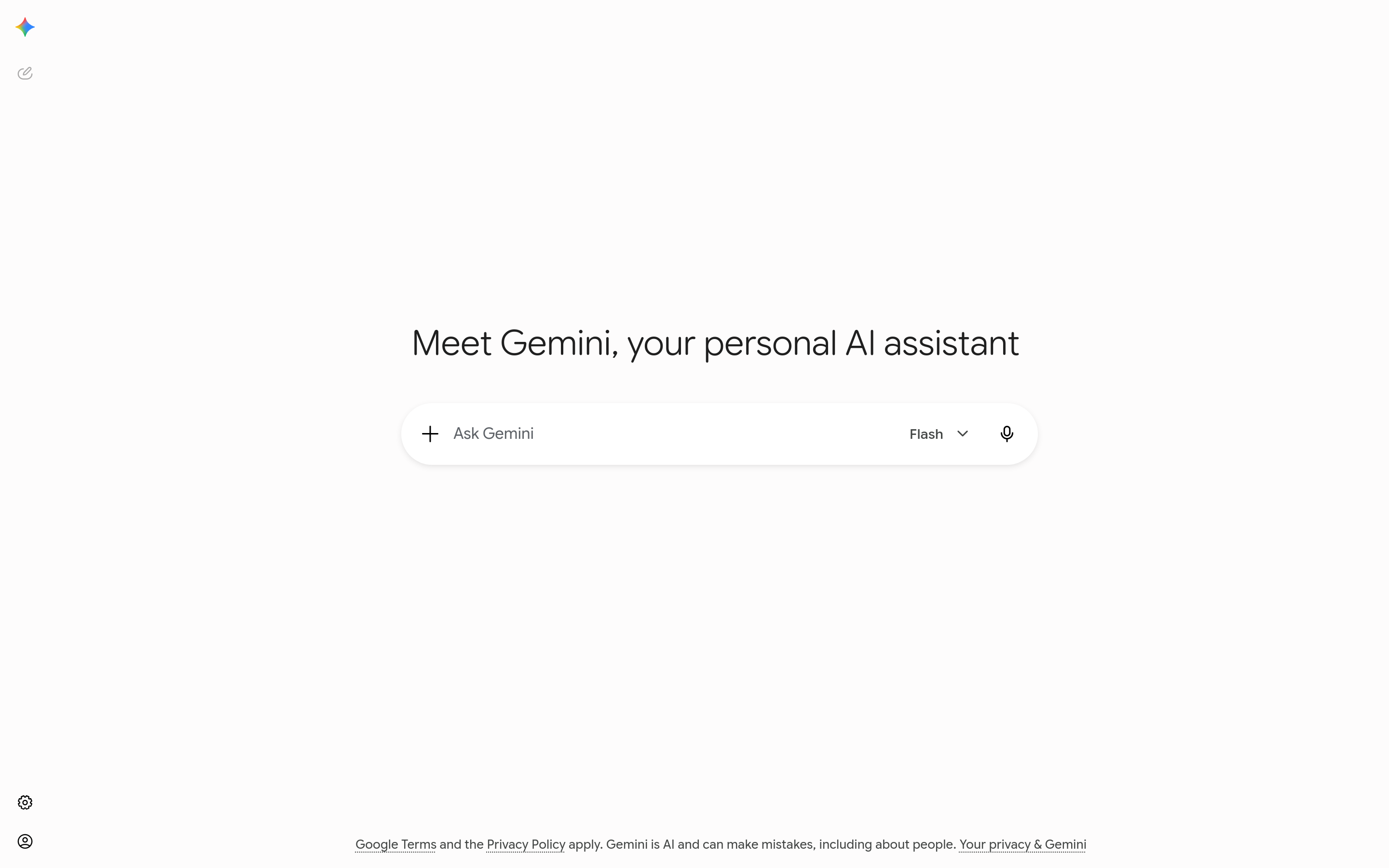 Screenshot of gemini.google