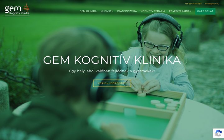 Screenshot of gemklinika.hu
