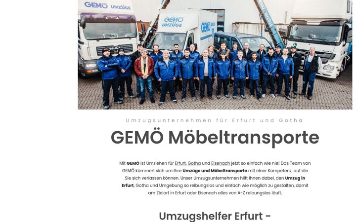 Screenshot of gemoe-umzuege.de