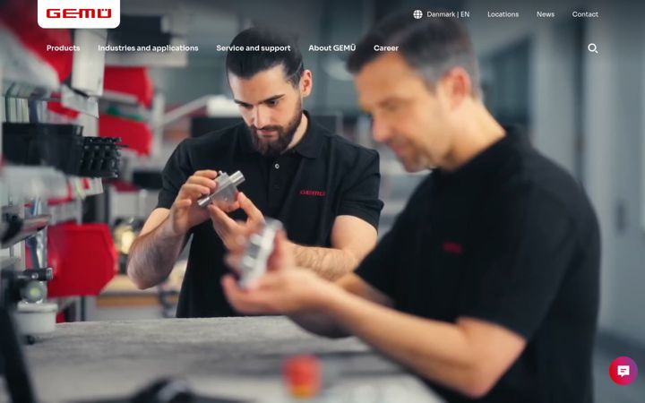 Screenshot of gemu-group.com