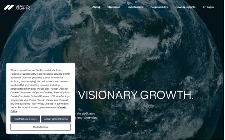 Screenshot of generalatlantic.com