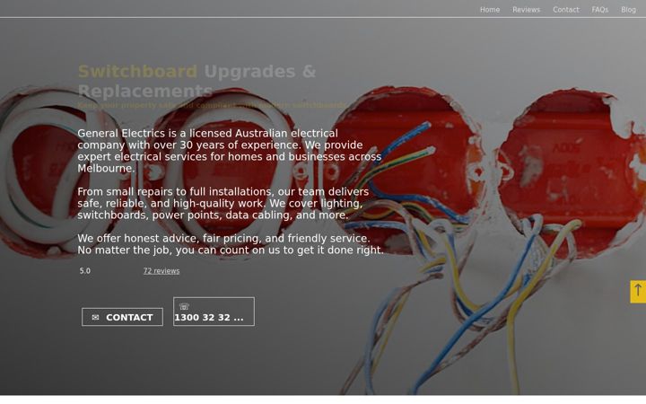 Screenshot of generalelectrics.com.au