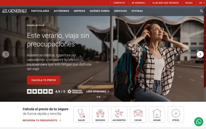 Screenshot of generali.es