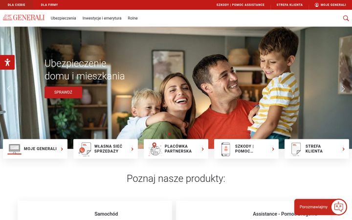 Screenshot of generali.pl