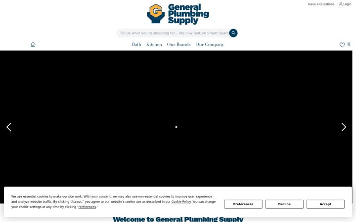 Screenshot von generalplumbingsupply.com