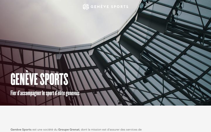 Screenshot of geneve-sports.ch