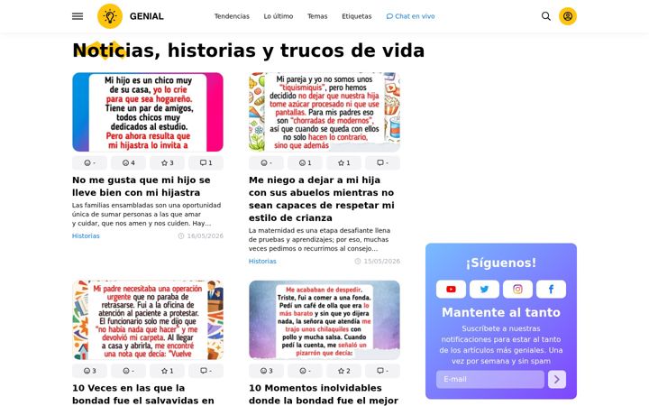 Screenshot of genial.guru