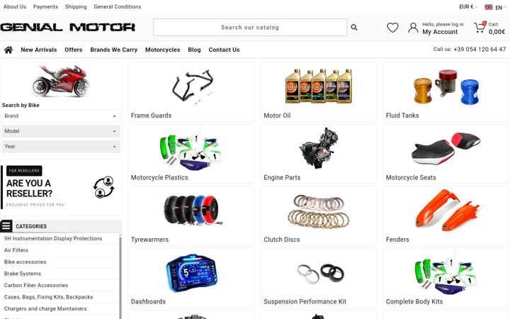 Screenshot of genialmotor.it