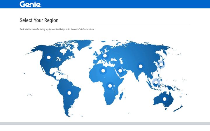 Screenshot of genielift.com