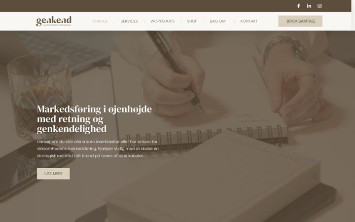 Screenshot of genkend.dk