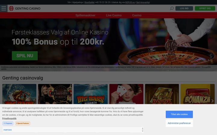 Screenshot of gentingcasino.com