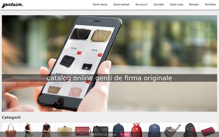 Screenshot di gentuim.ro
