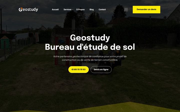 Screenshot of geo-study.fr