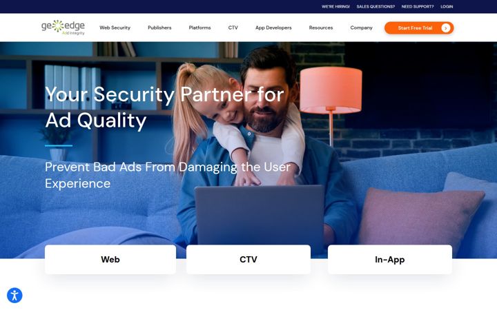 Captură de ecran a geoedge.com