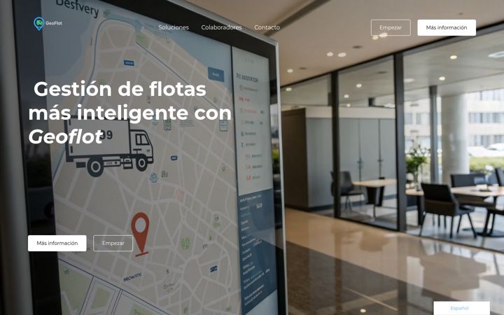 Captura de ecrã de geoflot.com