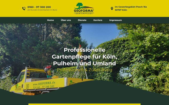 Screenshot von geoforma.de