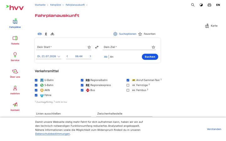 Screenshot of geofox.de