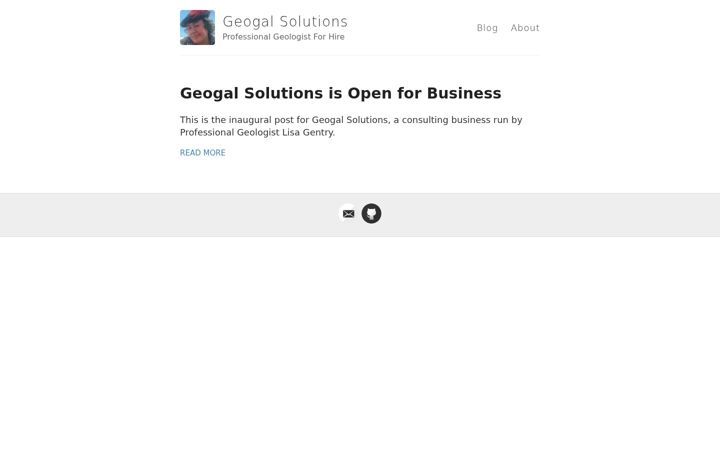 Captura de ecrã de geogalsolutions.com