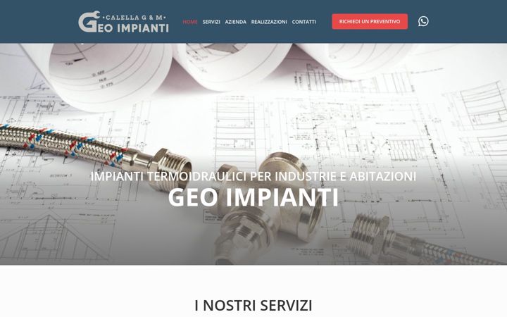 Screenshot of geoimpianti.altervista.org