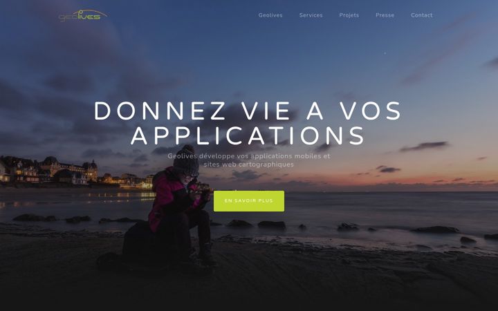 Screenshot of geolives.com
