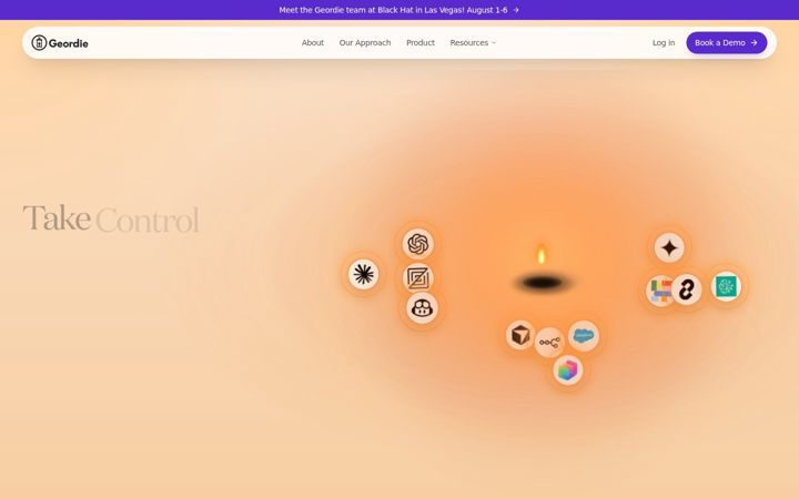 Screenshot of geordie.ai