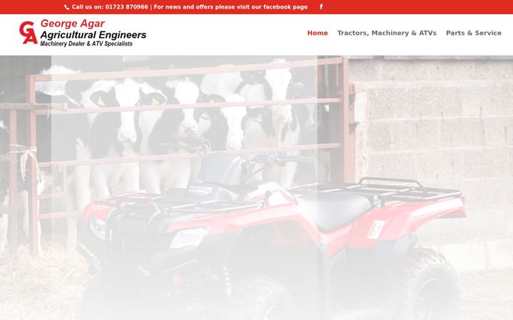 Screenshot of georgeagar.co.uk