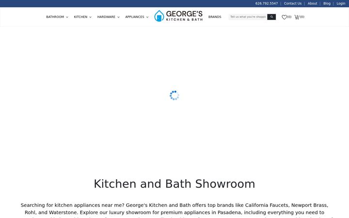 Screenshot of georgesshowroom.com