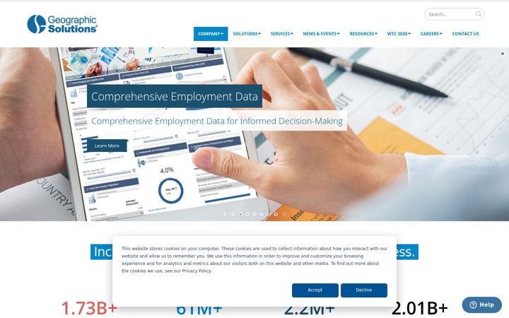 Screenshot of geosolinc.com