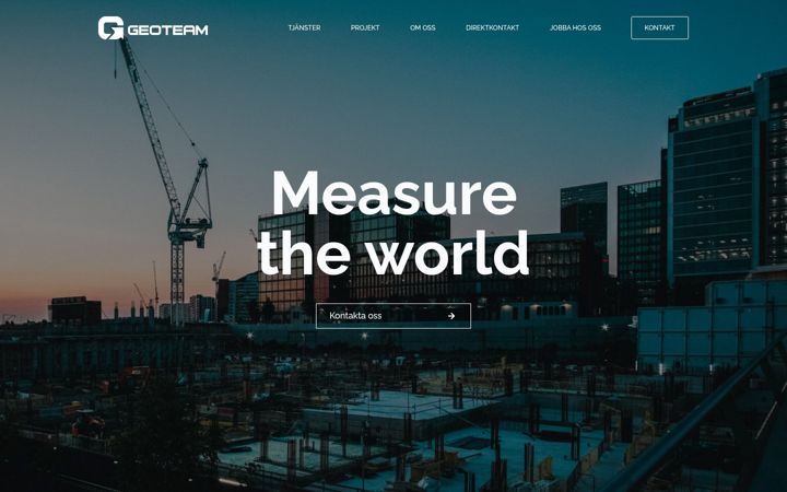 Screenshot of geoteam.se